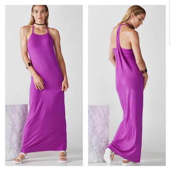 FABLETICS Neema Maxi Dress in Freesia - Picture 1 of 7